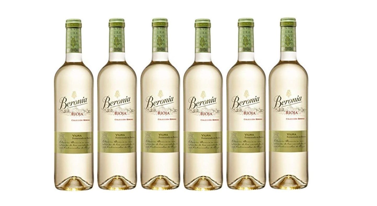 ¡Pocas unidades! Pack de 6 botellas de vino blanco Beronia Viura Fermentado en barrica 2014 por sólo 30,45€ (antes 57€)