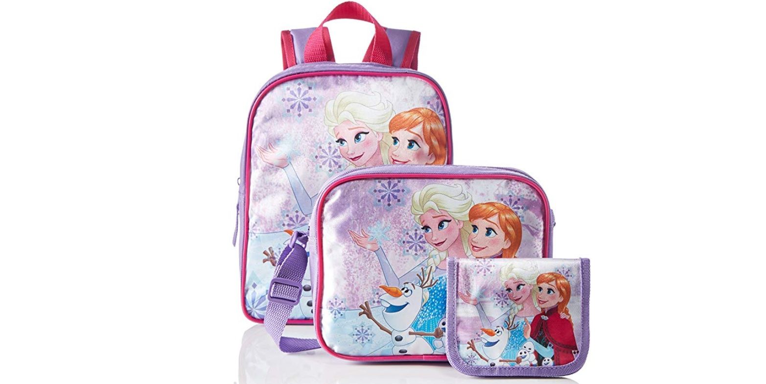 ¡Chollazo! Pack de mochila de 3 piezas de Frozen por sólo 6,02€ ¡Ahorro de más de 13€!