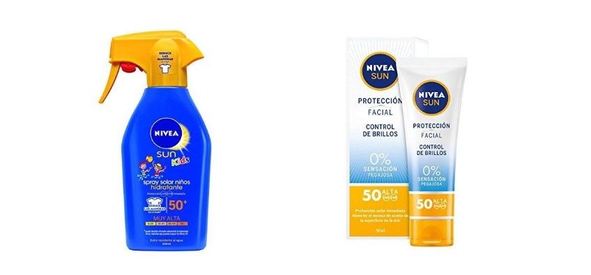 ¡Oferta del día! Pack Nivea spray solar para niños + crema solar facial por sólo 12,99€ (FP 50+)