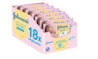 ¡Chollo! 18 paquetes de toallitas Johnson's Baby Extra Sensibilidad por sólo 17,82€ (0,99€/unidad)