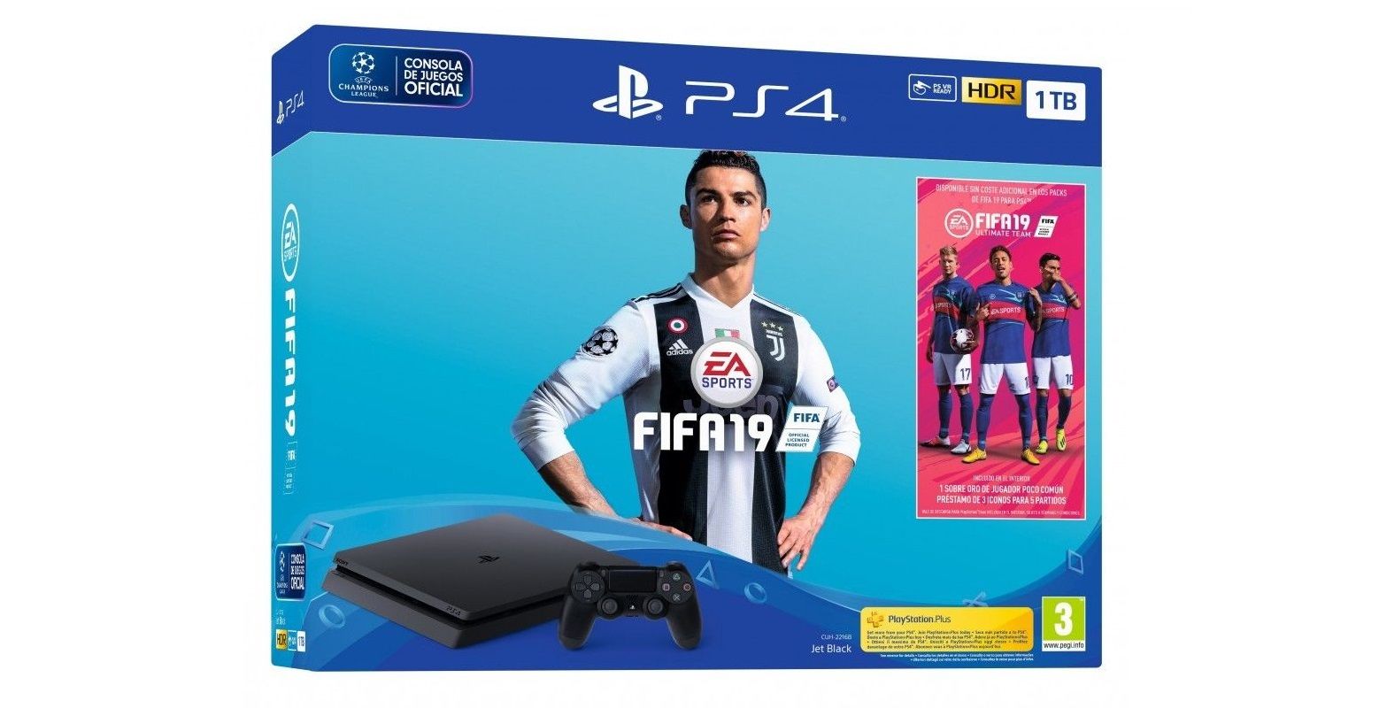 PS4 Slim 1TB + FIFA 19 + PS Plus 14 días por sólo 267€ con este cupón