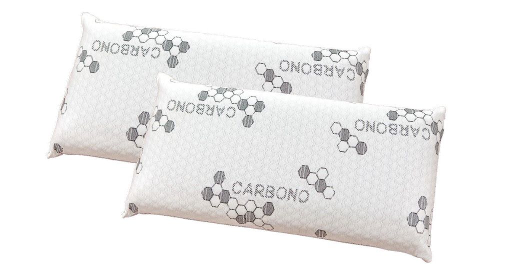 Pack de 2 almohadas Visco Copos Carbono 70 cm por sólo 16,99€ y envío gratis