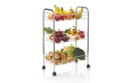¡Chollo! Carrito de 3 pisos Kitchen Craft cromado por sólo 13,36€ (antes 29,48€)