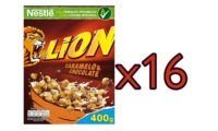¡Chollazo! 16 Cajas de cereales Nestle Lion por sólo 22€ ¡La unidad a sólo 1,41€!