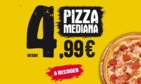 Todas las pizzas medianas desde 4,99€ hasta el 30 de septiembre en Domino's Pizza