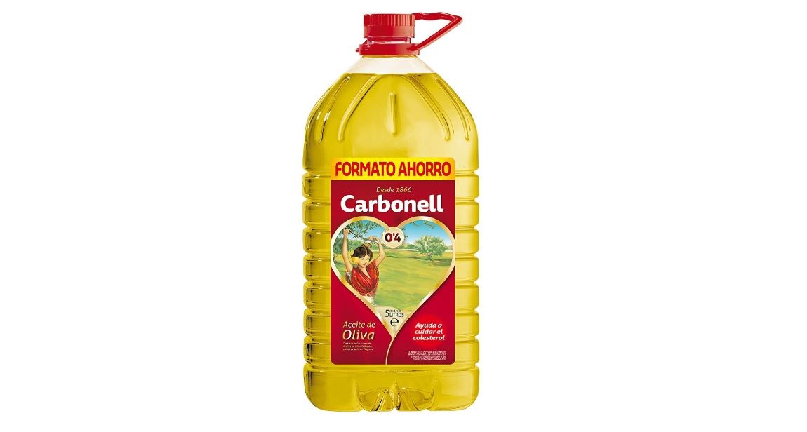 ¡Chollo! 5 litros de aceite de oliva Carbonell por sólo 12,11€ (litro a 2,42€)