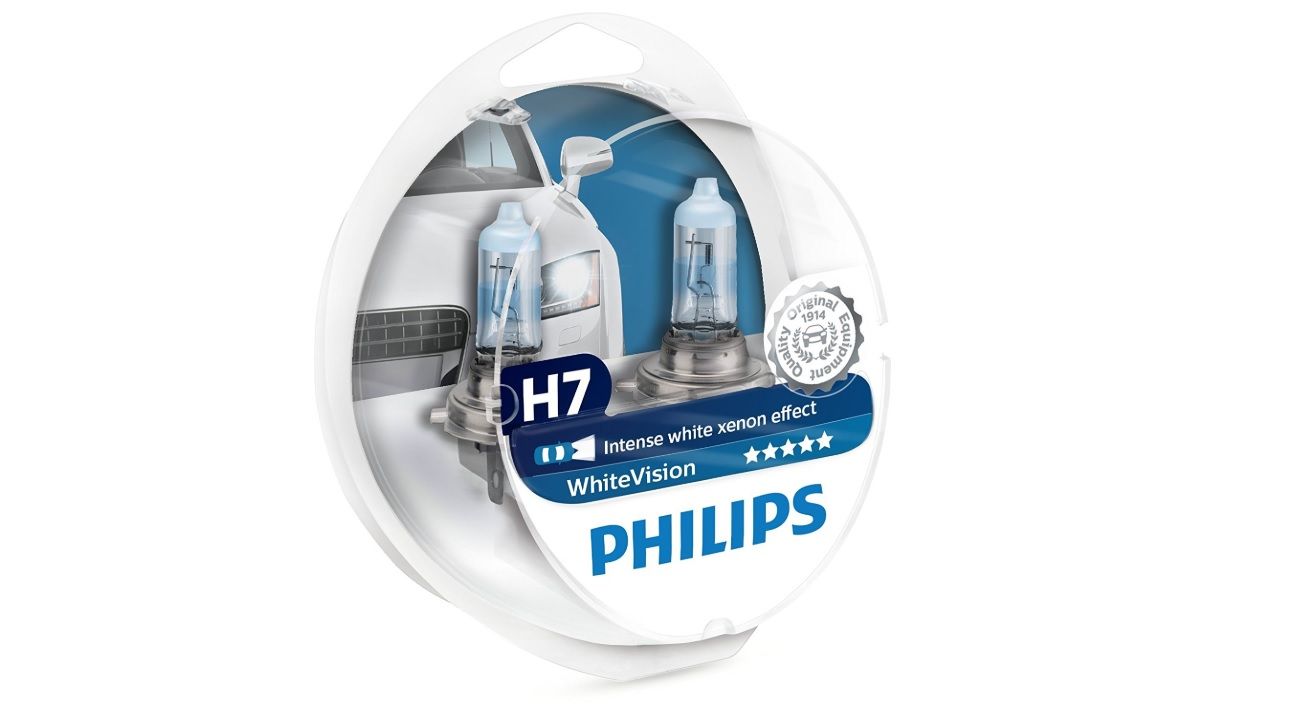 ¡Chollazo! Pack de 2 bombillas para faros de coche Philips 12972 White Vision por sólo 9,99€ (antes 28,79€)