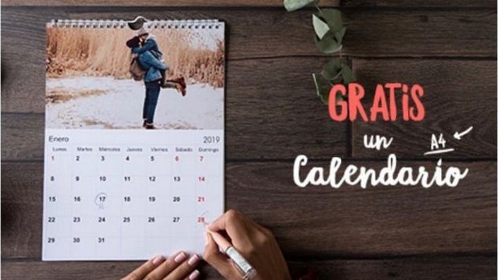 ¡CHOLLO! Calendario 2019 personalizable de pared GRATIS (PVP:14,95€) ¡Paga sólo el envío!