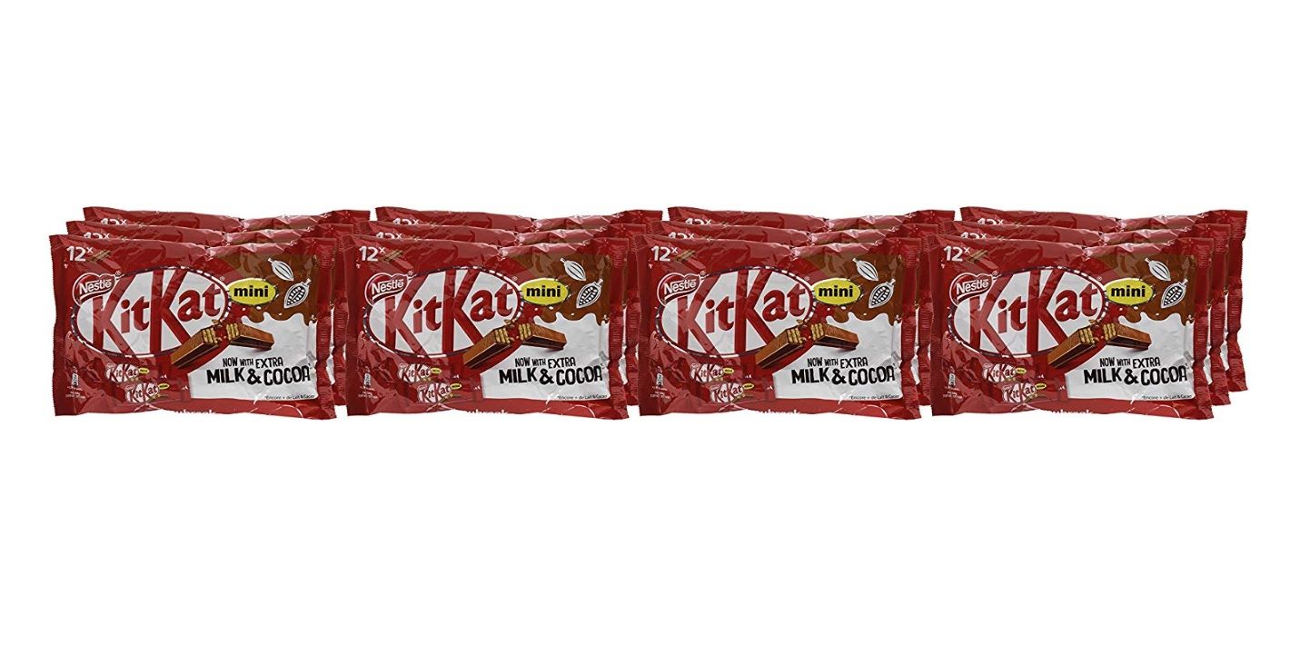 ¡Chollo! Pack de 24 KitKat con chocolatinas mini por sólo 32,81€ (antes 42,45€)