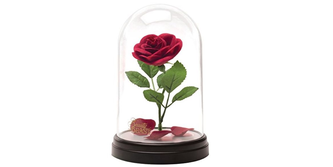 ¡Chollo! Lámpara Rosa Encantada de la Bella y la Bestia por sólo 19,84€ (antes 29,99€)