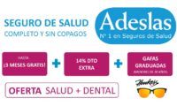Seguro Adeslas Médico y Dental con 3 meses gratis + 14% extra + gafas graduadas
