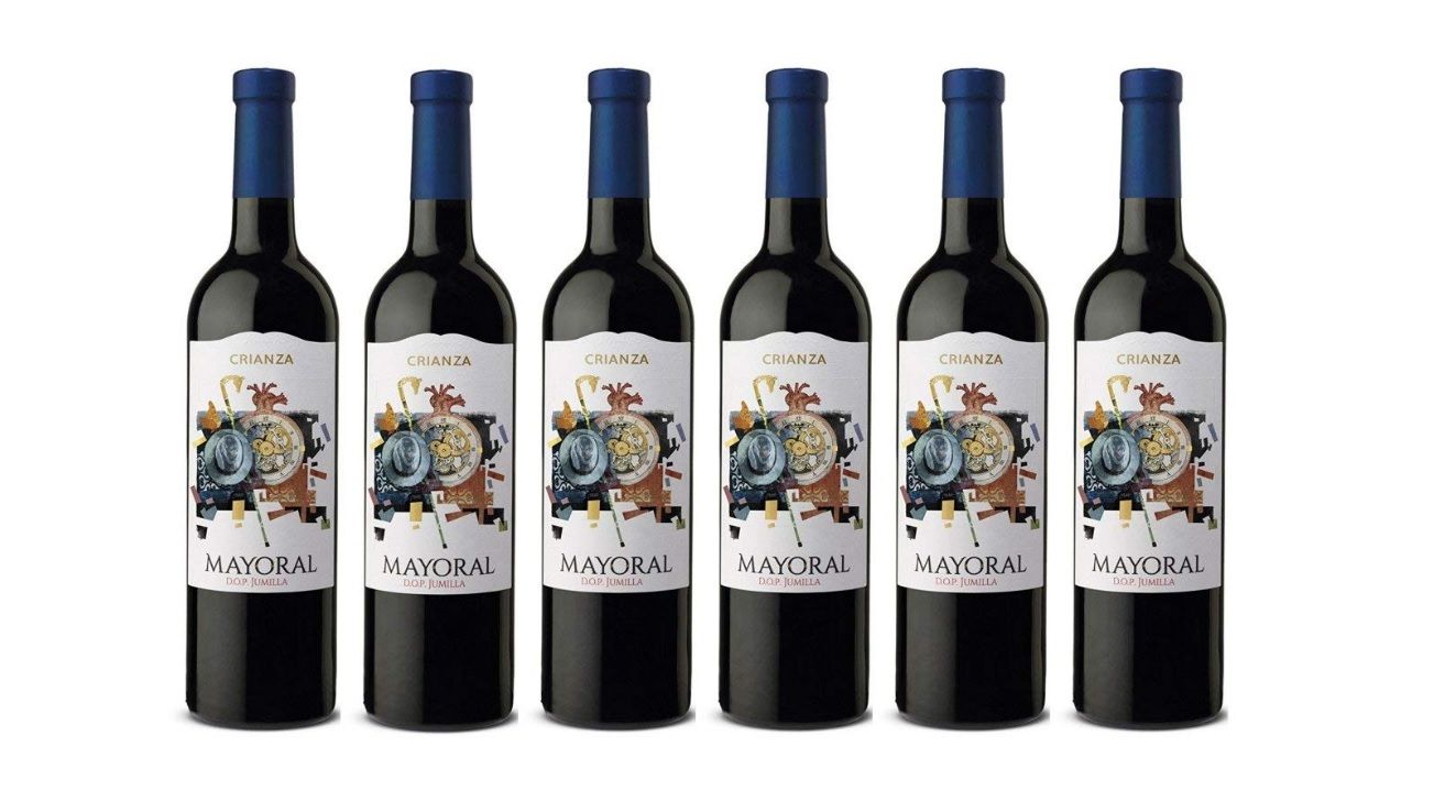 ¡Chollo! Pack de 6 botellas de vino tinto Mayoral Jumilla Crianza por sólo 17,90€ (antes 30€)