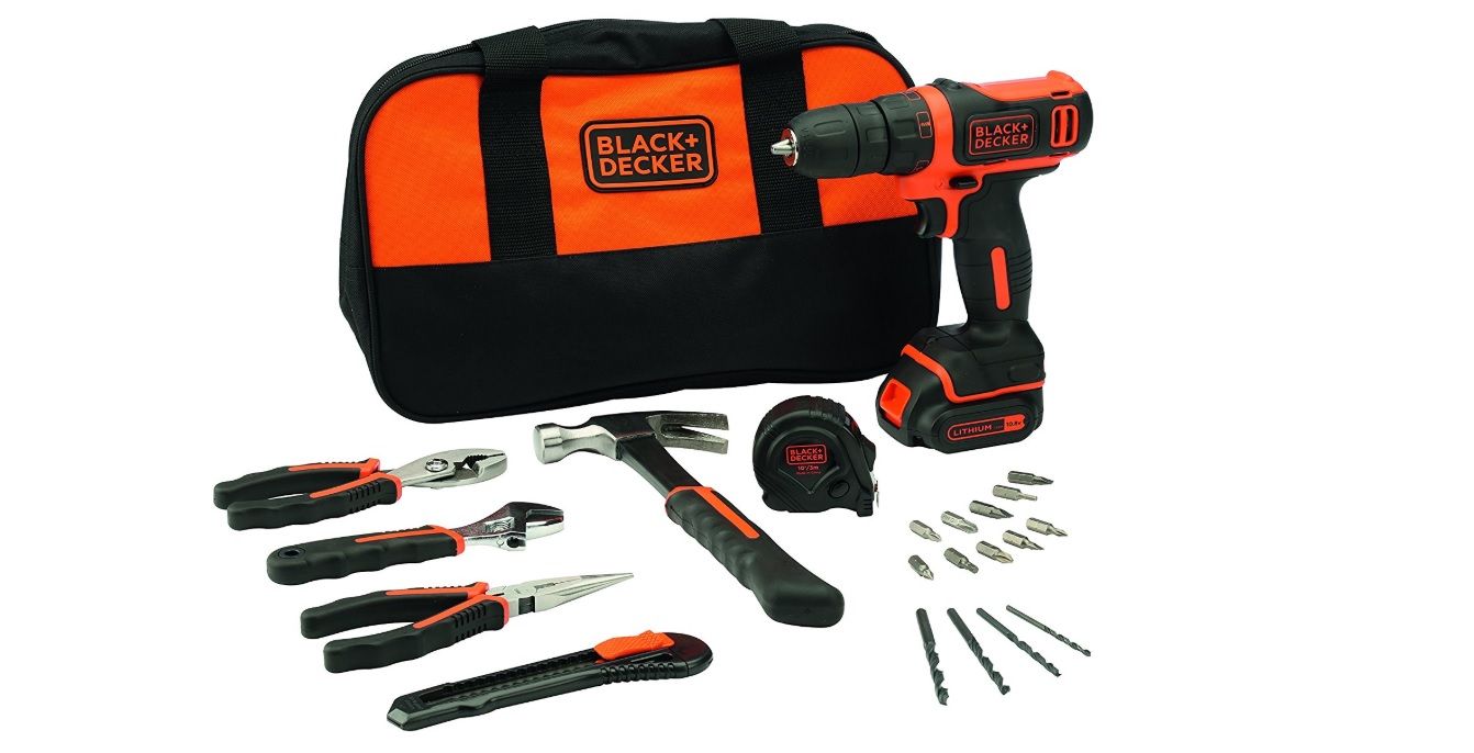 ¡Chollo! Taladro Black+Decker y herramientas por sólo 45€ (antes 67,45€)