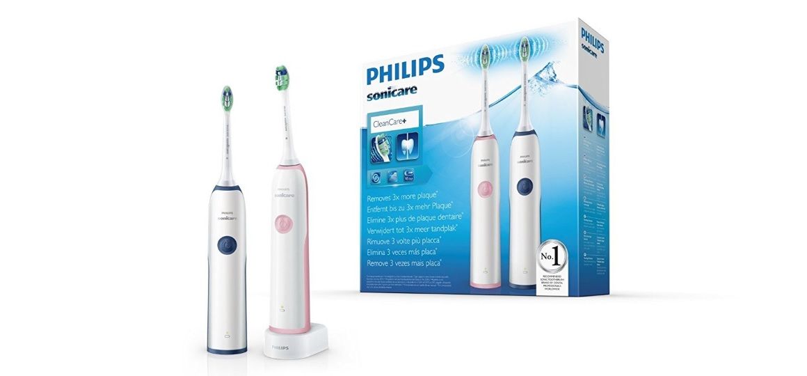 Pack de 2 cepillos Philips Sonicare CleanCare