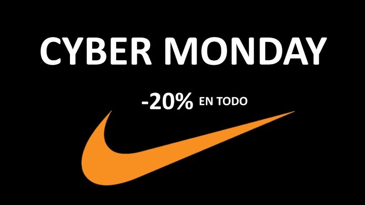 Cyber Monday en Nike con del 20% productos no rebajados
