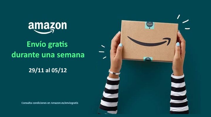 ¡Último día! Envíos gratis en Amazon sin mínimo de compra para todos los clientes