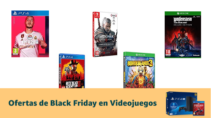 Bajadas de precios en juegos de PlayStation, Xbox y Nintendo en Amazon con motivo del Black Friday
