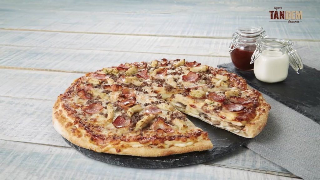 Pizza Gourmet por 7€ a recoger o 9€ a domicilio desde app de Telepizza