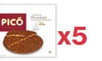 ¡Chollo! Pack de 5 Tortas de Chocolate con Almendras Picó por sólo 10,70€