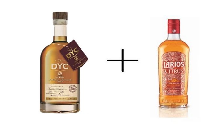 Botella de Whisky DYC 12 Maestros Destiladores 700ml + muestra gratis de Larios Citrus 14,56€