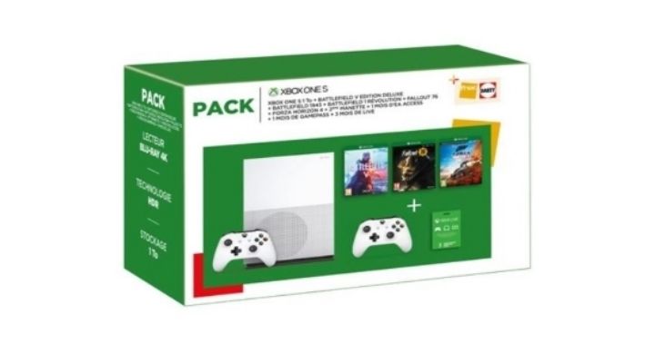 ¡Chollazo! Super Pack Xbox One S 1TB + 7 juegos + 2 mandos por solo 267,07€