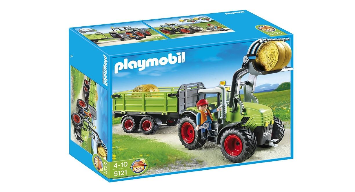 ¡Chollazo! Playmobil Tractor con tráiler 5121 por sólo 23,76€ (antes 82€)