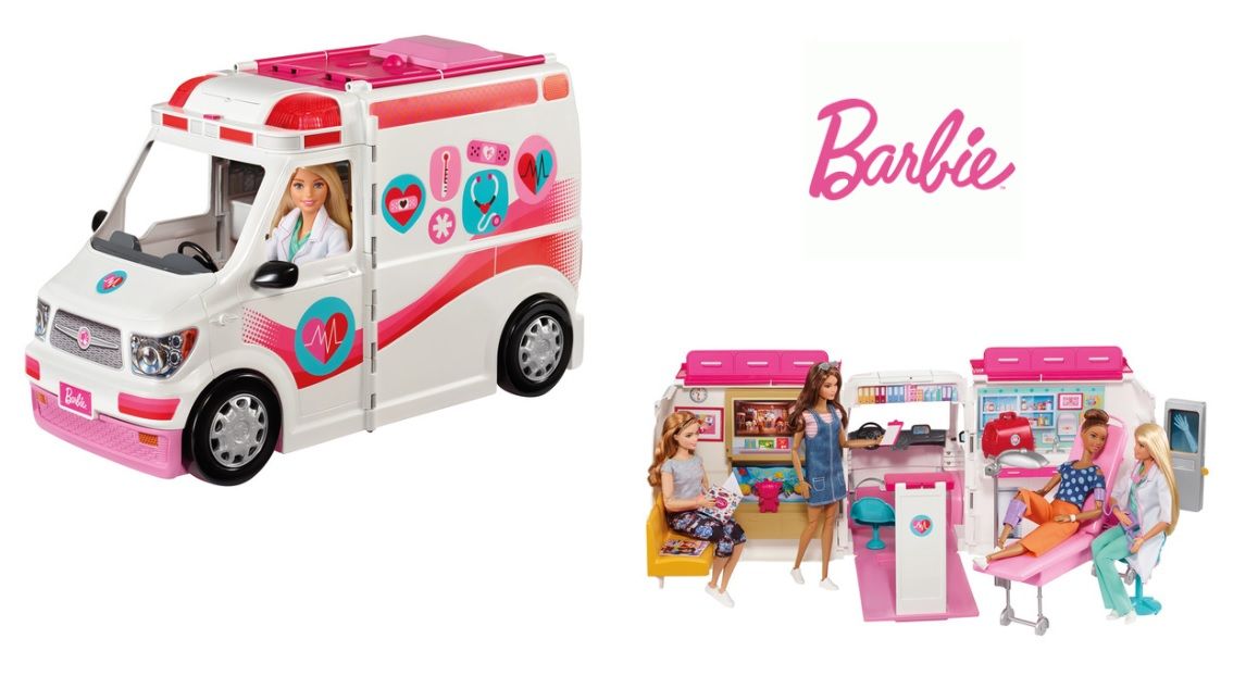 Ambulancia y hospital 2 en 1 de Barbie por sólo 39,99€ (PVP 55€) ¡Llega para Reyes!