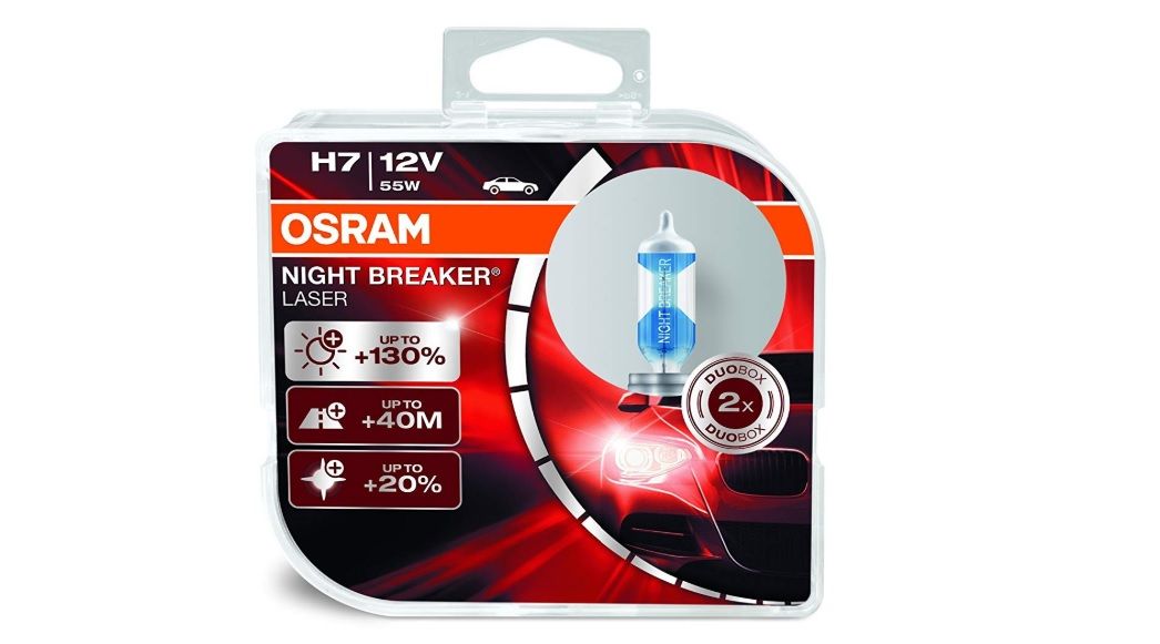¡Vuelve el chollo! Pack 2 bombillas Osram 64210NBL-HCB Night Breaker Laser H7 por sólo 13,99€ (antes 41,57€)