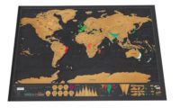¡Chollo! Mapa del mundo para rascar de 42x30cm por sólo 1,99€