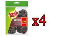 ¡Chollazo! 16 unidades de estropajos Scotch-Brite Espiral por sólo 1,56€ (0,10€/unidad)