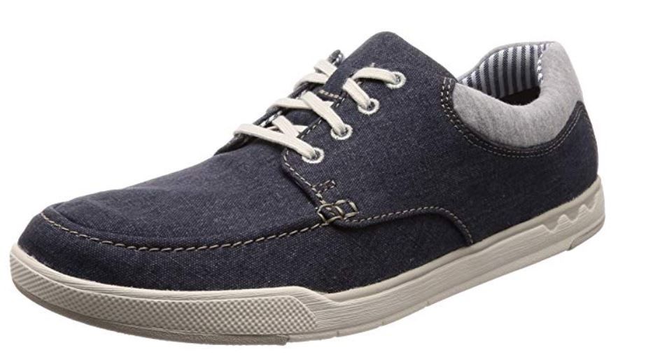¡Chollo! Zapatos Clarks Step Isle Lace color azul por sólo 25,70€ (63% de descuento)