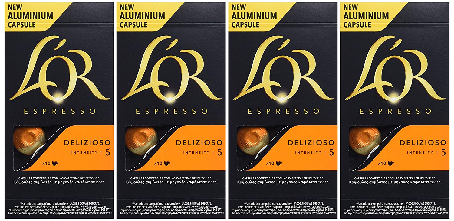 ¡Chollo! 40 cápsulas L’Or Café Espresso Delizioso para cafetera Nespresso por sólo 9,40€