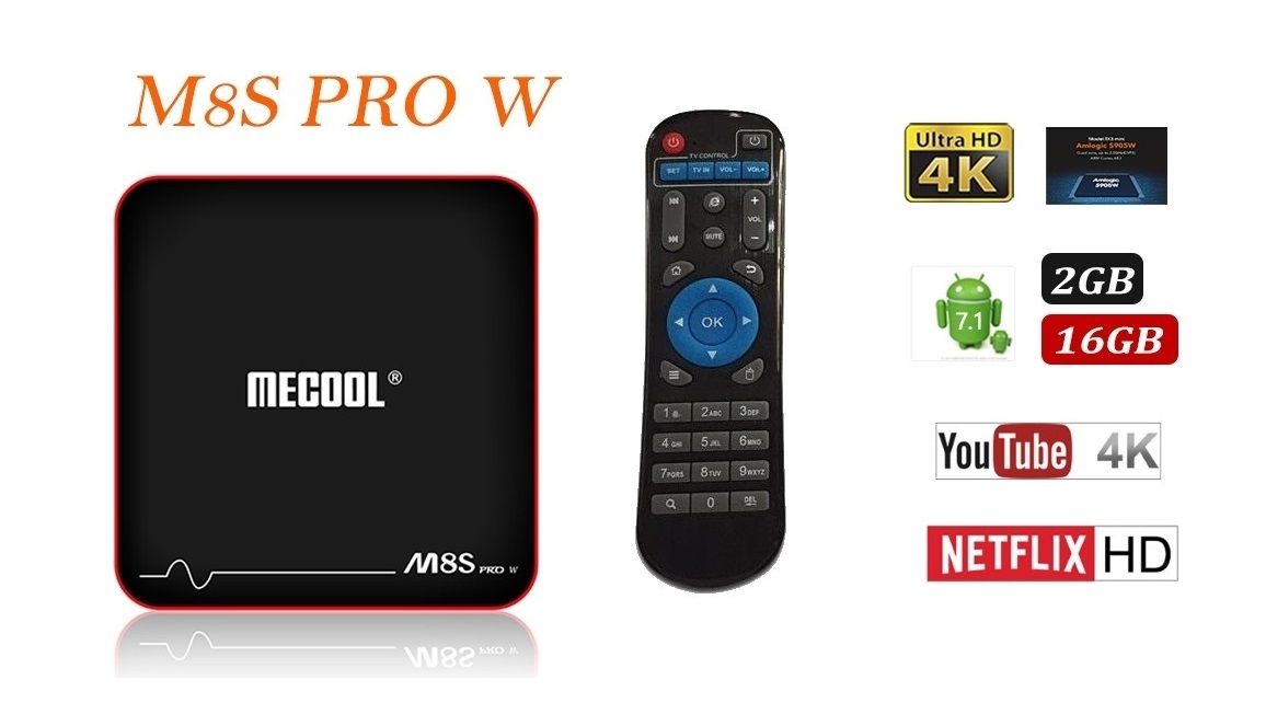 ¡Oferta flash! Mecool M8S Pro W 2GB/16GB Android TV Box desde sólo 18€
