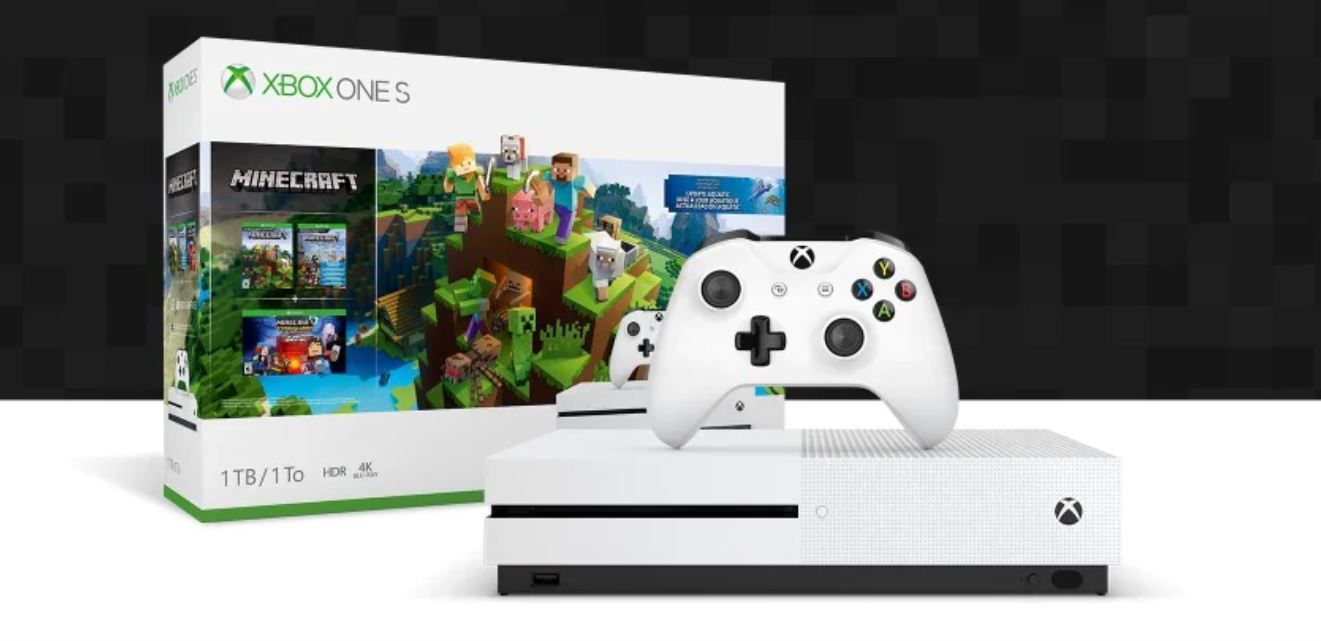 ¡Chollo! Xbox One S de 1TB + Minecraft Collection sólo 149,95€