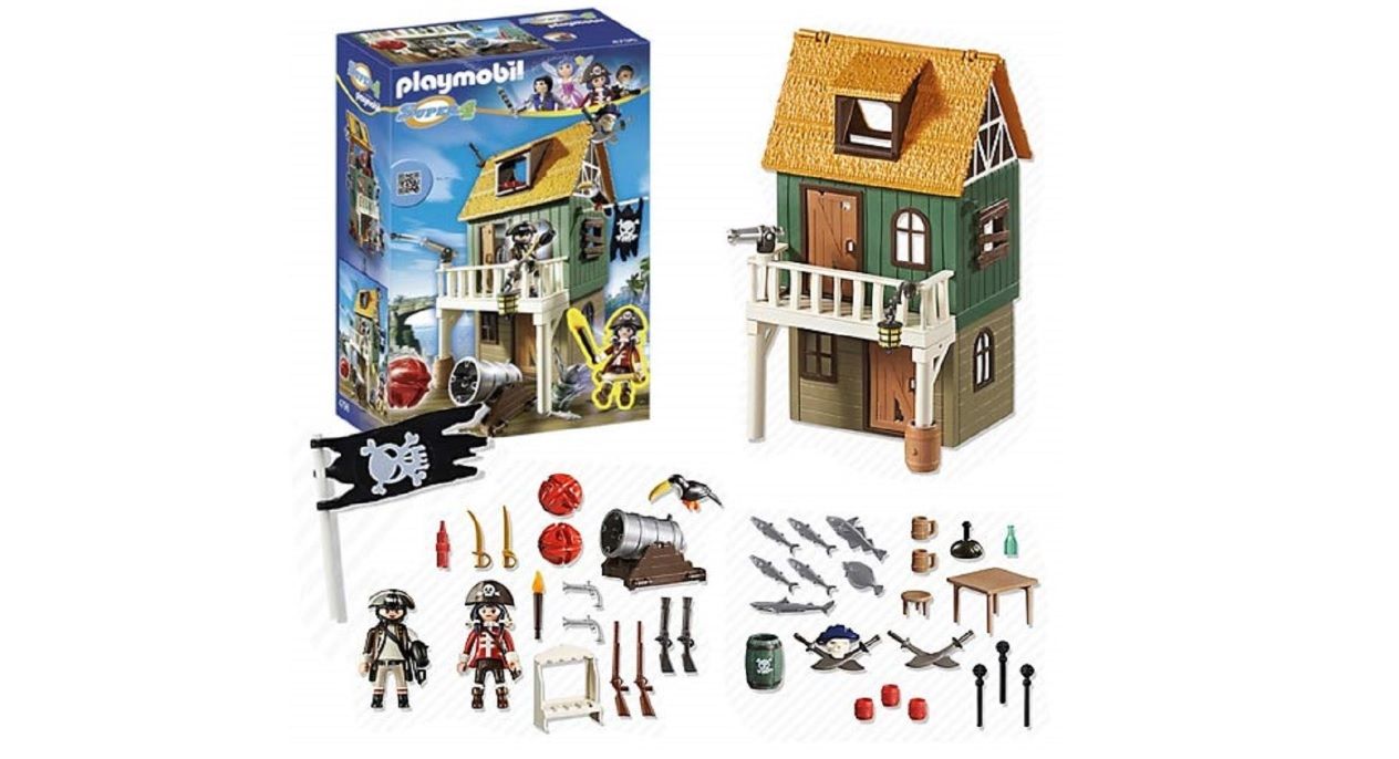 ¡Chollazo! Fuerte de Pirata camuflado con Ruby de Playmobil por sólo 26€ (antes 48,49€)