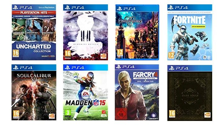Bajadas de precio en muchos juegos de PlayStation 4 en Amazon