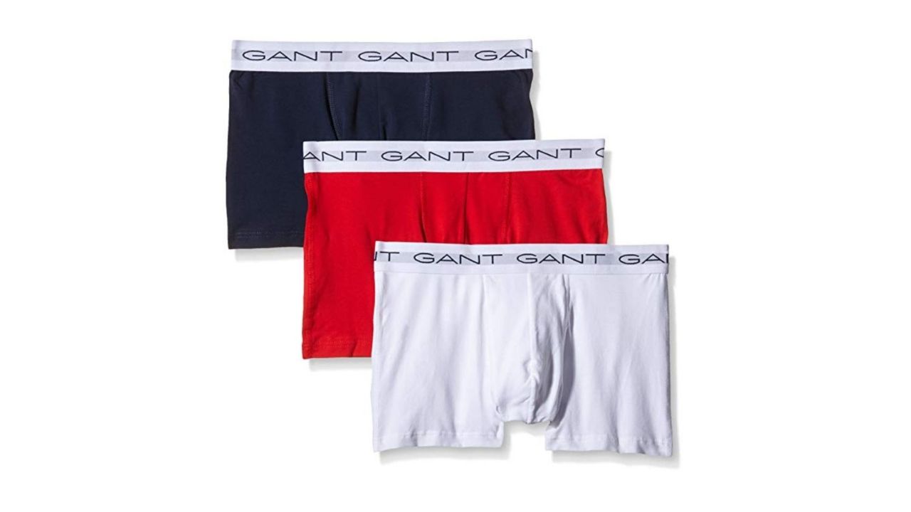 ¡Chollo! Pack de 3 bóxers Gant entre 21 y 25 euros en varias tallas y colores
