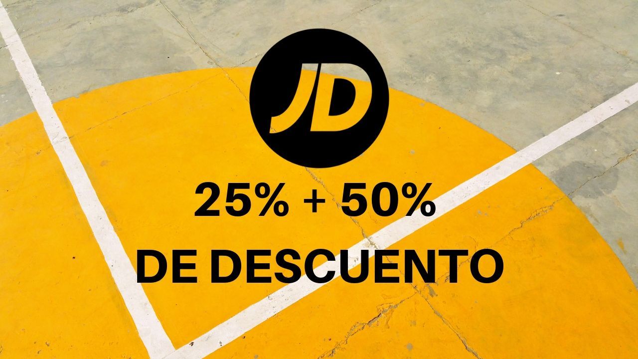 ¡Vuelve el cupón! 25% de descuento en productos ya rebajados en JD Sports ¡Pocas tallas!