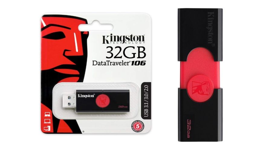 ¡Oferta flash! Pendrive USB 3.0 32GB Kingston Datatraveler 106 por sólo 4,64€ y envío gratis