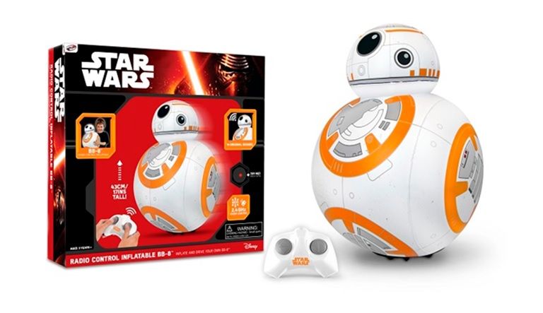 Star Wars BB-8 hinchable radiocontrol con sonido sólo 17€ en Amazon (PVP 50€)