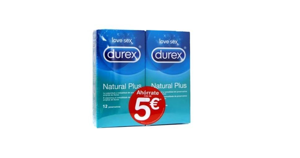 ¡Chollo! 24 unidades de Preservativos Durex Natural Plus por sólo 8,16€