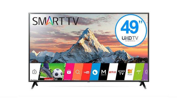 ¡Chollo! Smart TV LG 49UK6200PLA 49" LED Ultra HD 4K por sólo