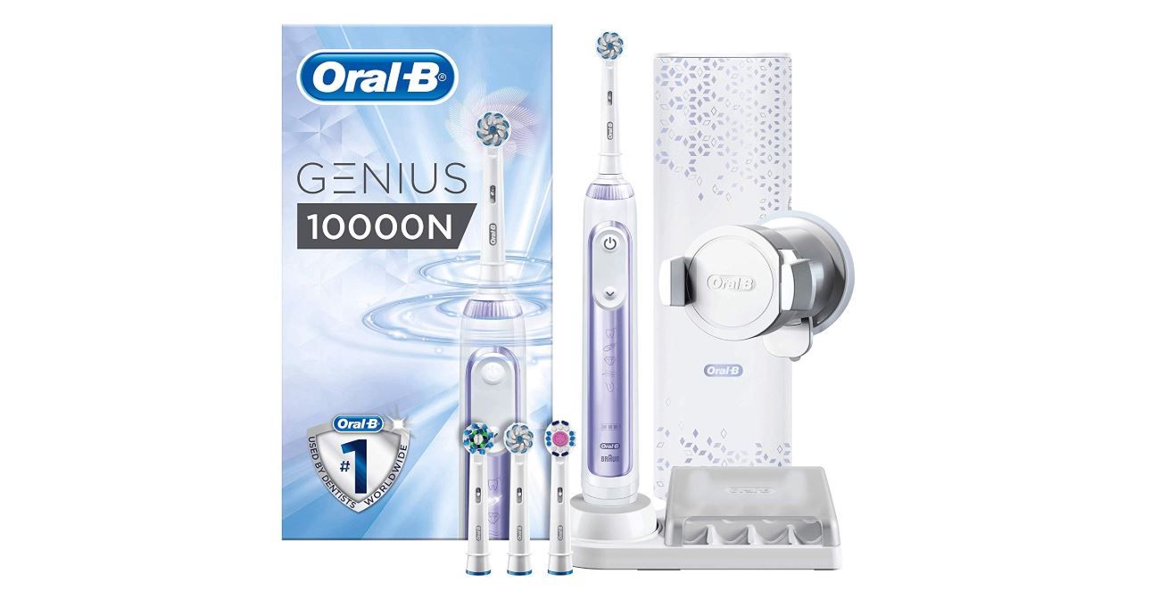 ¡Mínimo histórico! Cepillo Oral-B Genius 10000N Sensi Ultrathin con 4 cabezales sólo 118€