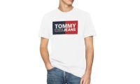 ¡Mitad de precio! Camiseta Tommy Jeans Essential Split Box por sólo 17,45€ (antes 28,95€)