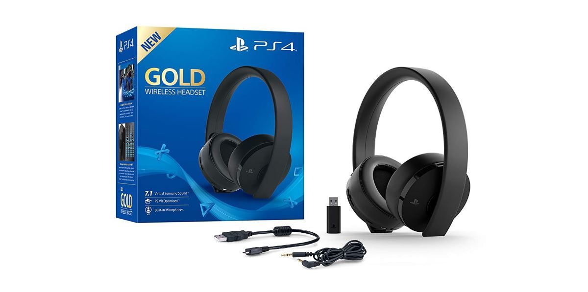 ¡Chollo! Auriculares Sony Gold Wireless para PS4 o PC por sólo 49,00€