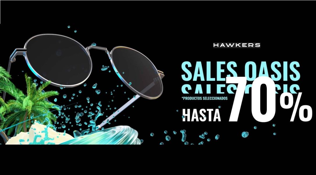 ¡BRUTAL! Hasta -70% en Hawkers y sus submarcas: gafas de sol desde 10,48€