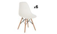 ¡Chollo flash! Pack de 6 sillas de estilo nórdico por sólo 58€ con este cupón