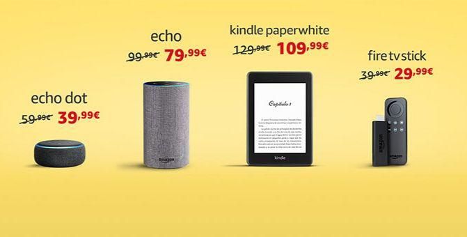 ¡Chollo! Descuentos en dispositivos Amazon por tiempo limitado (Kindle, Echo, Fire TV...)