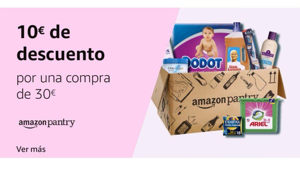 10€ de descuento en el Supermercado de Amazon en compras de más de 30€ en una selección