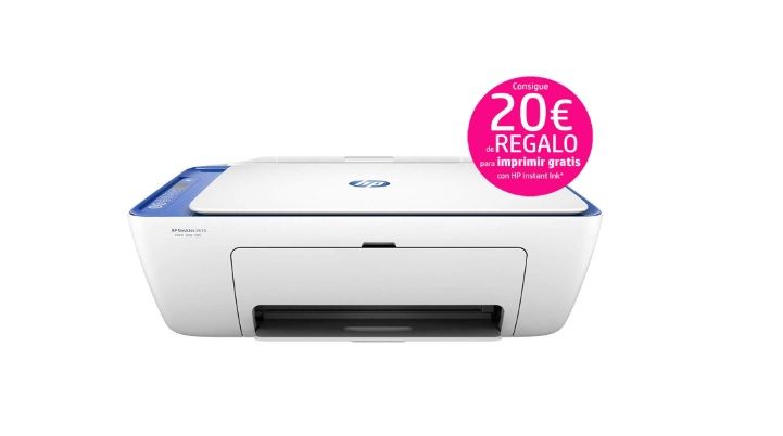 ¡Chollito! Impresora Multifunción Inalámbrica HP Deskjet 2630 por 32,99€